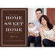 Brown Home Sweet Home Photo Moving Announcements Image 3 of 3